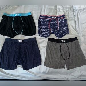 4 Pairs of Ballpark SAXX Underwear | 3 M & 1 S